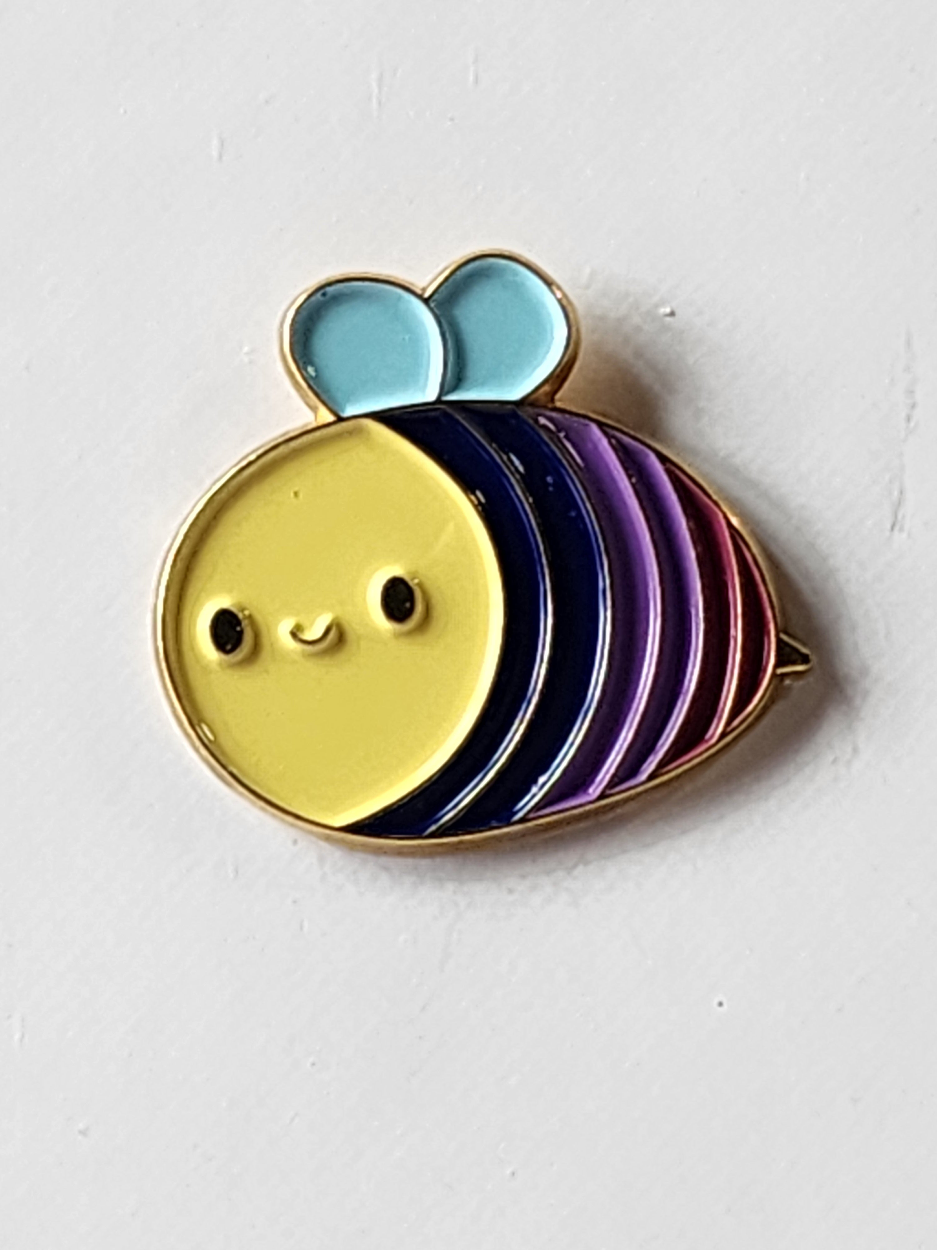 Bisexual Bumblebee Enamel Pin