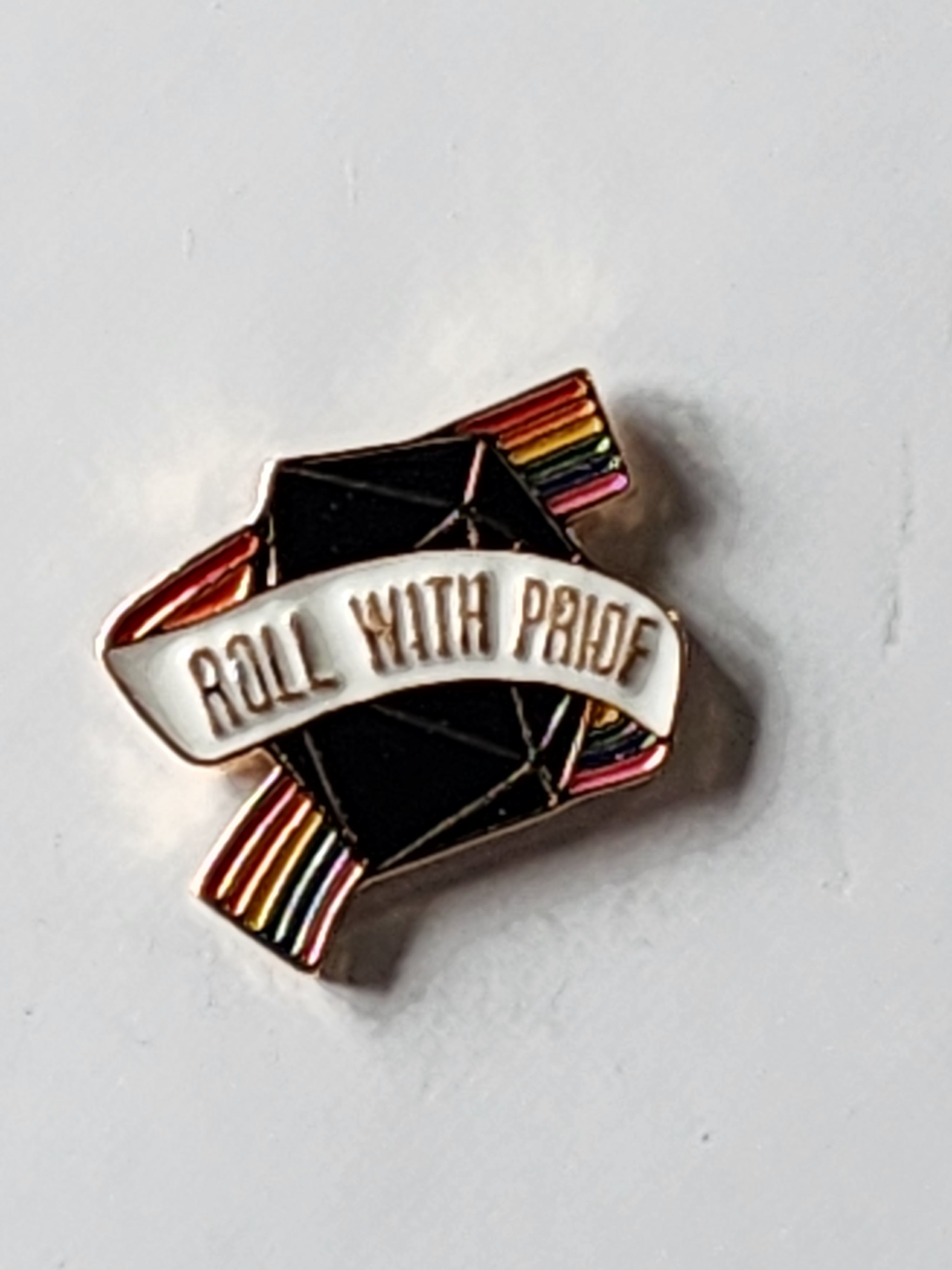 Roll with Pride Enamel Pin