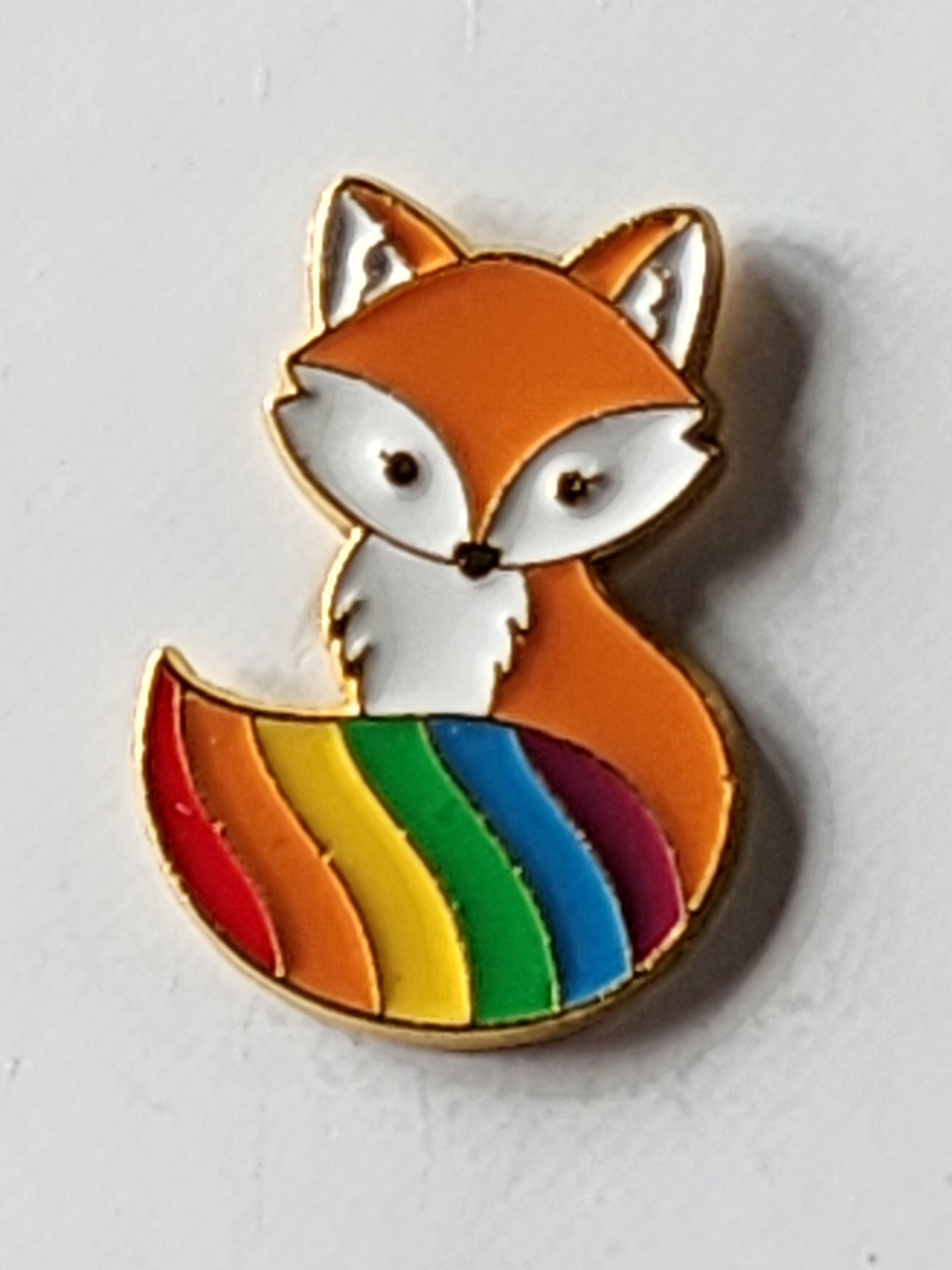 Pride Fox Enamel Pin