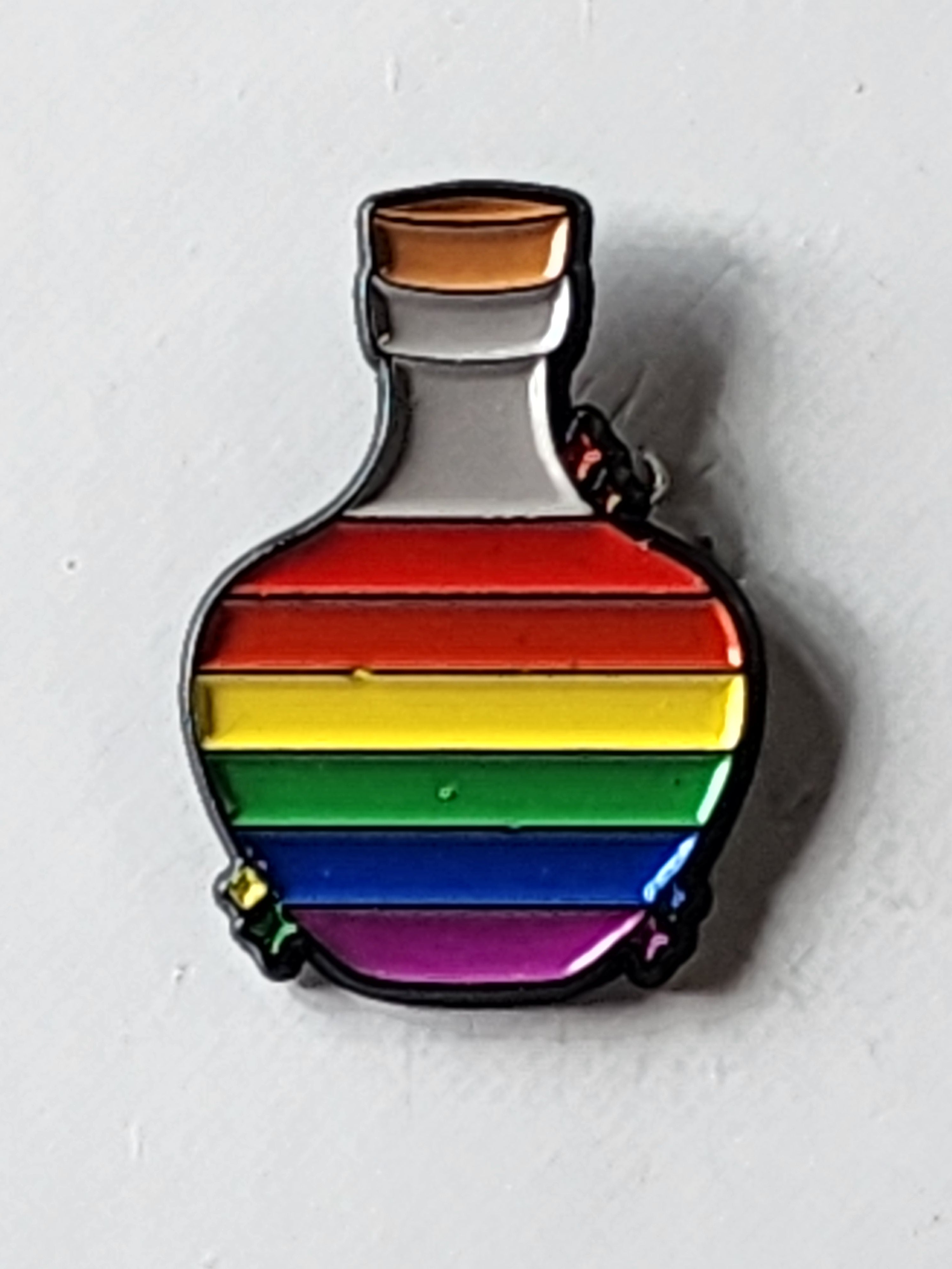 Pride Potion Bottle Enamel Pin