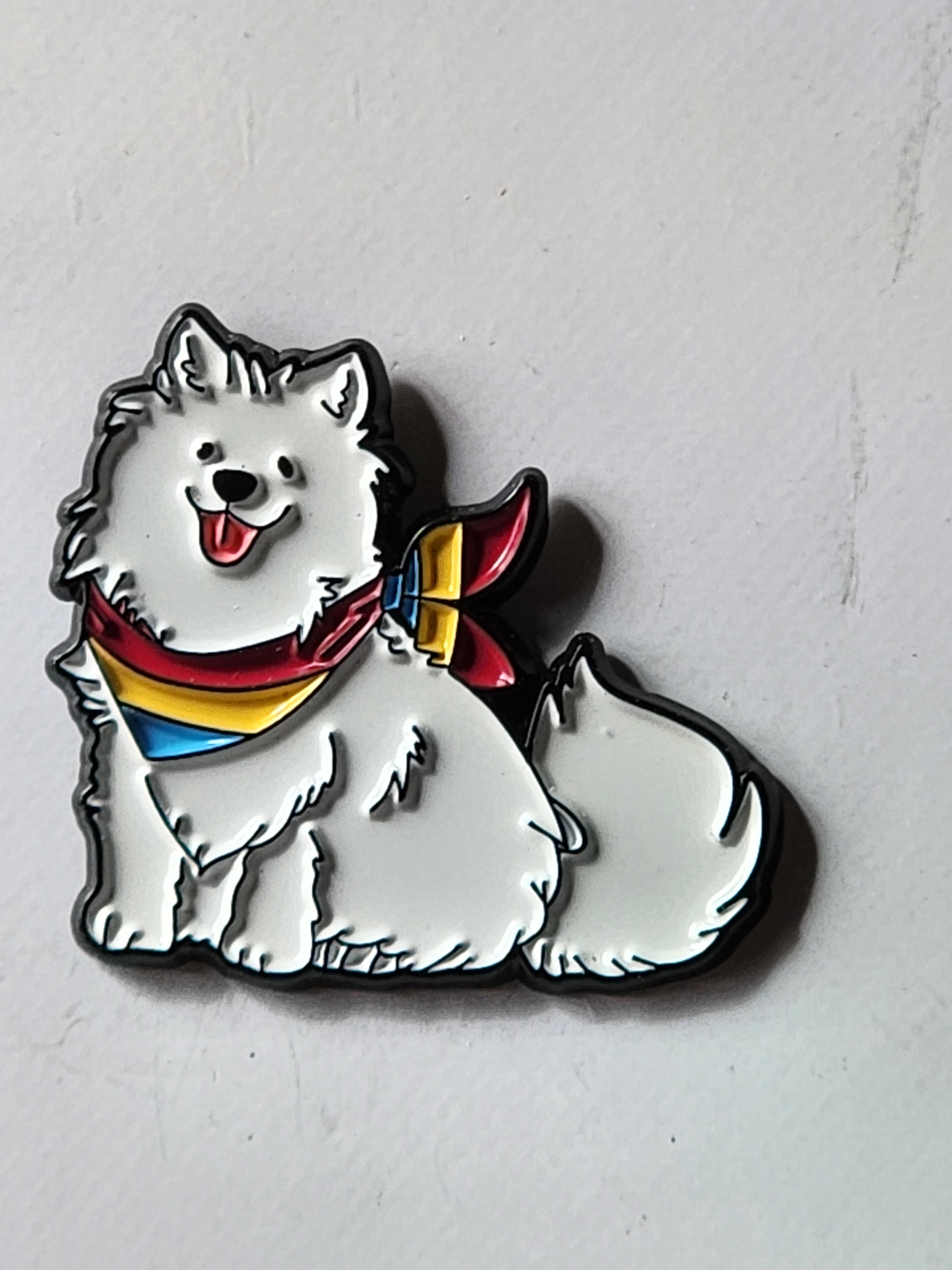 Pansexual Dog Enamel Pin