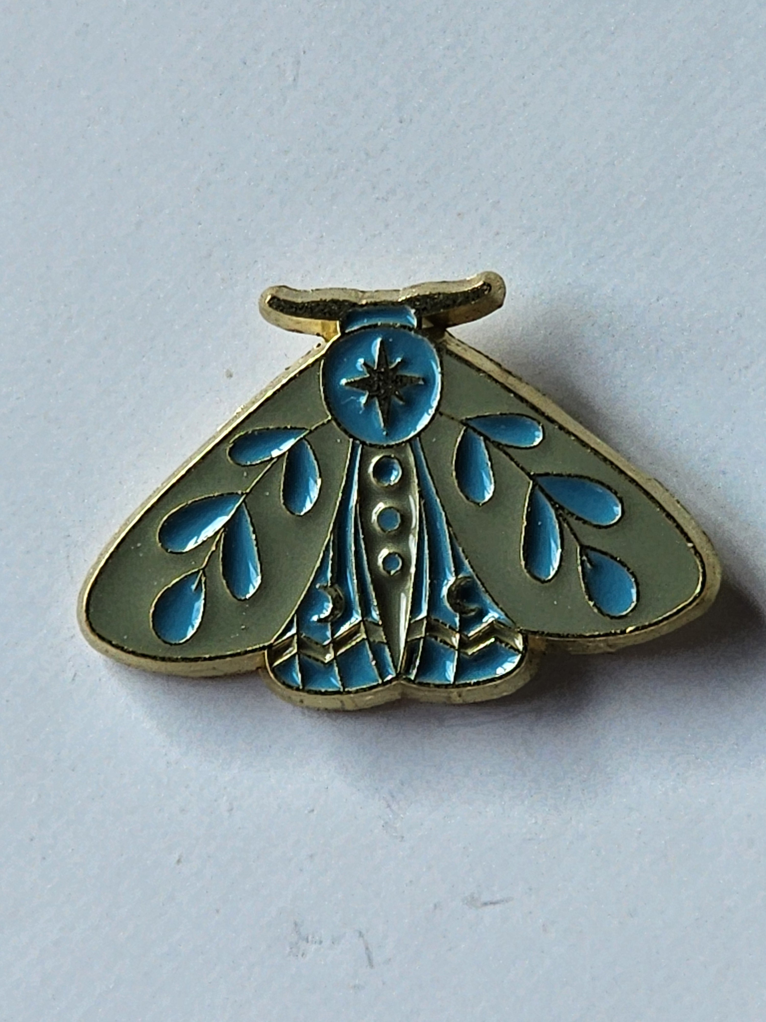 Moth Enamel Pin