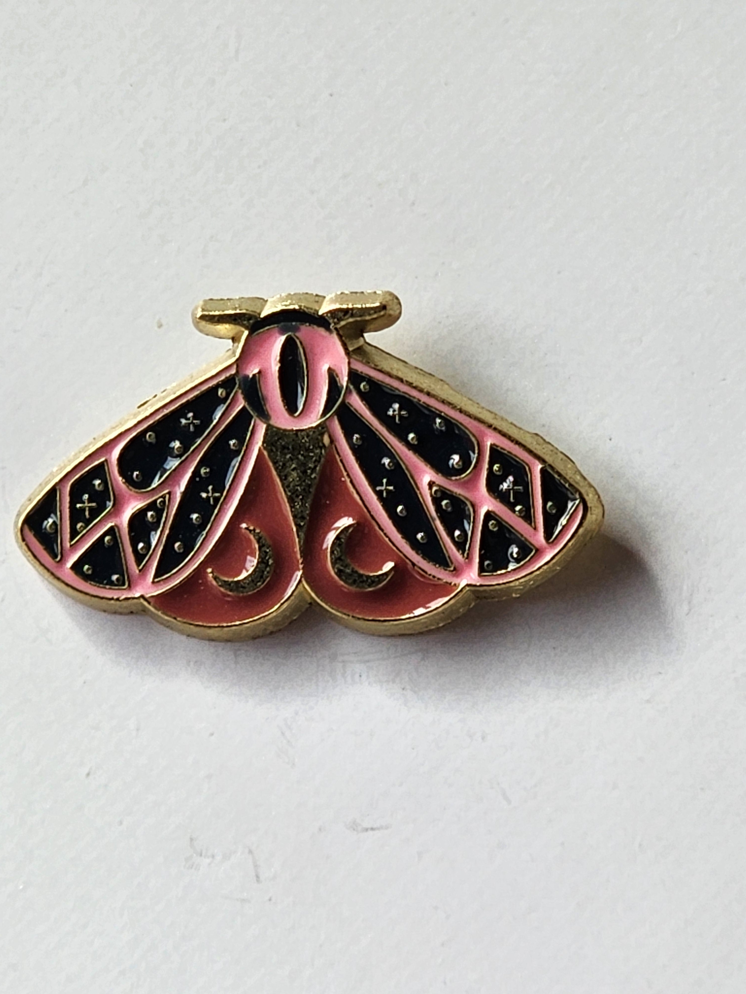 Moth Enamel Pin