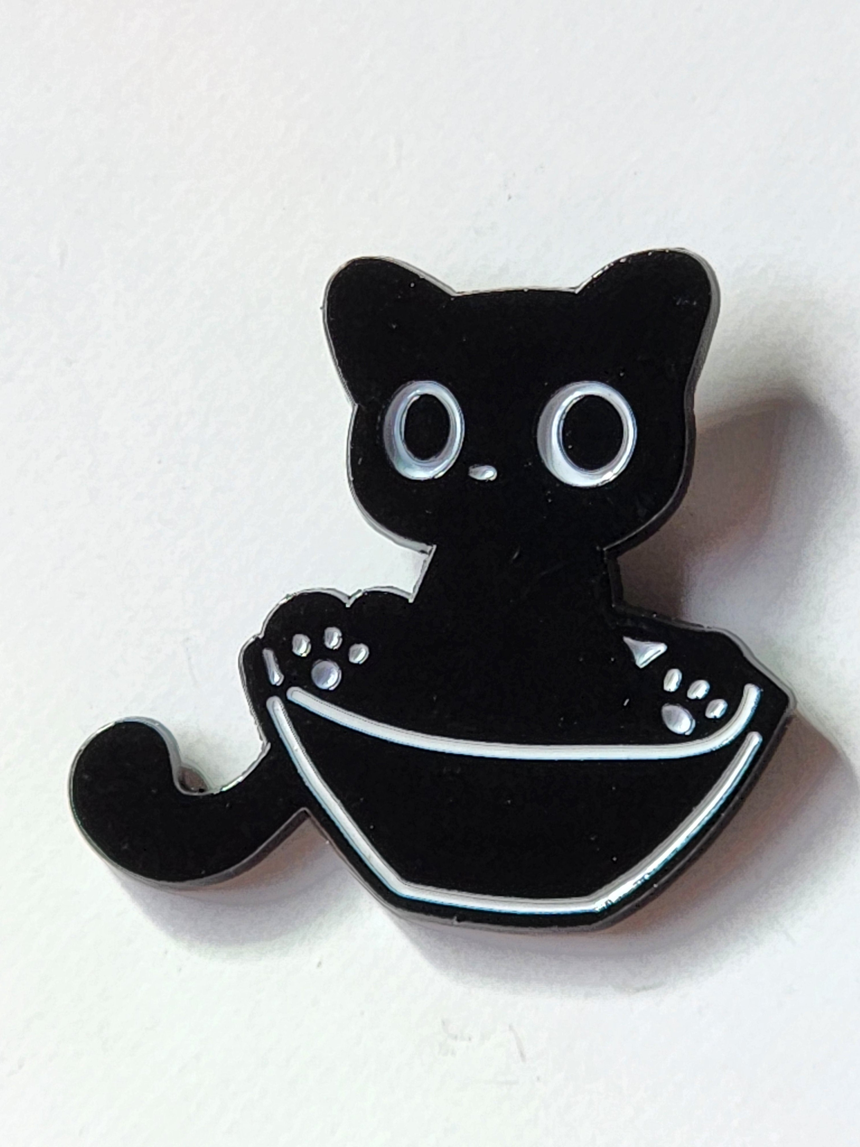 Black Cat Enamel Pin