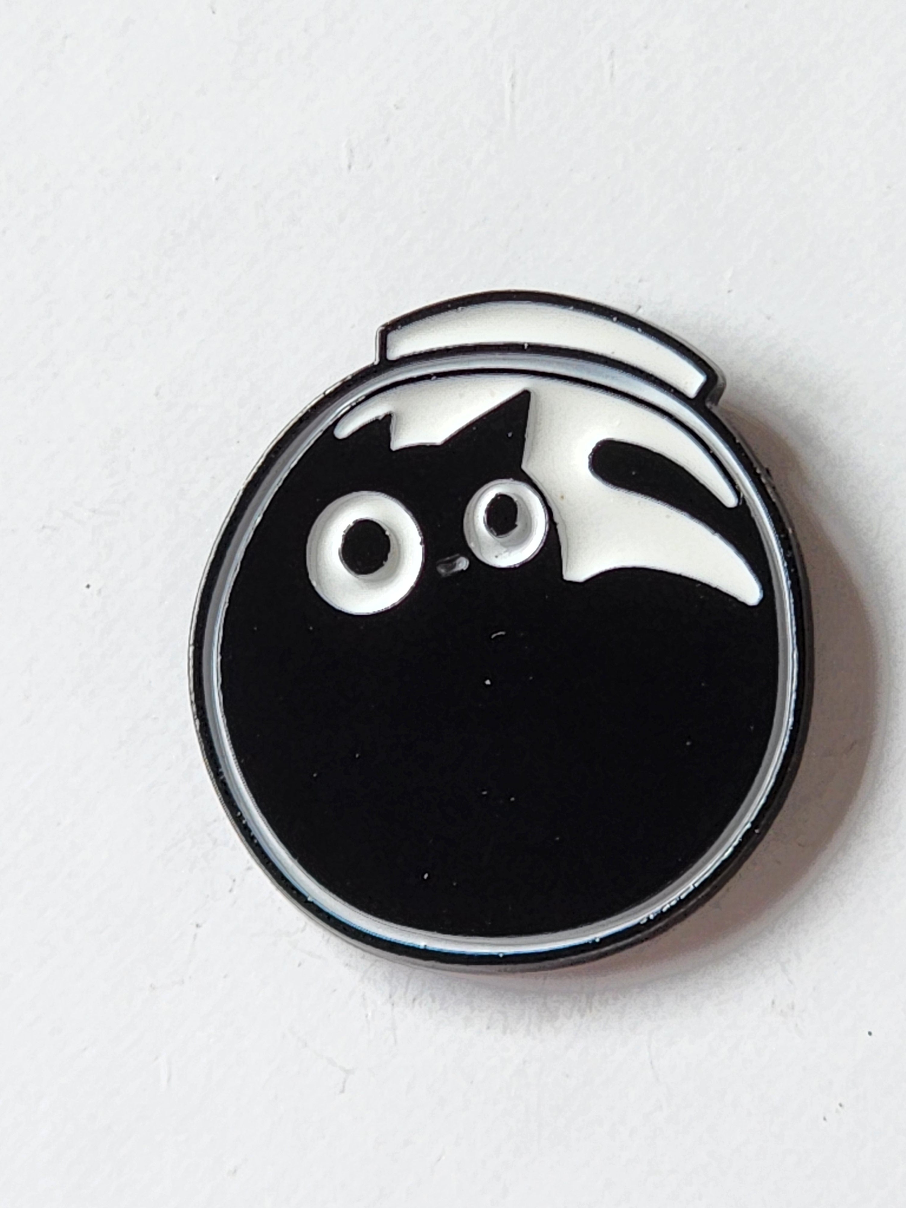 Black Cat Enamel Pin
