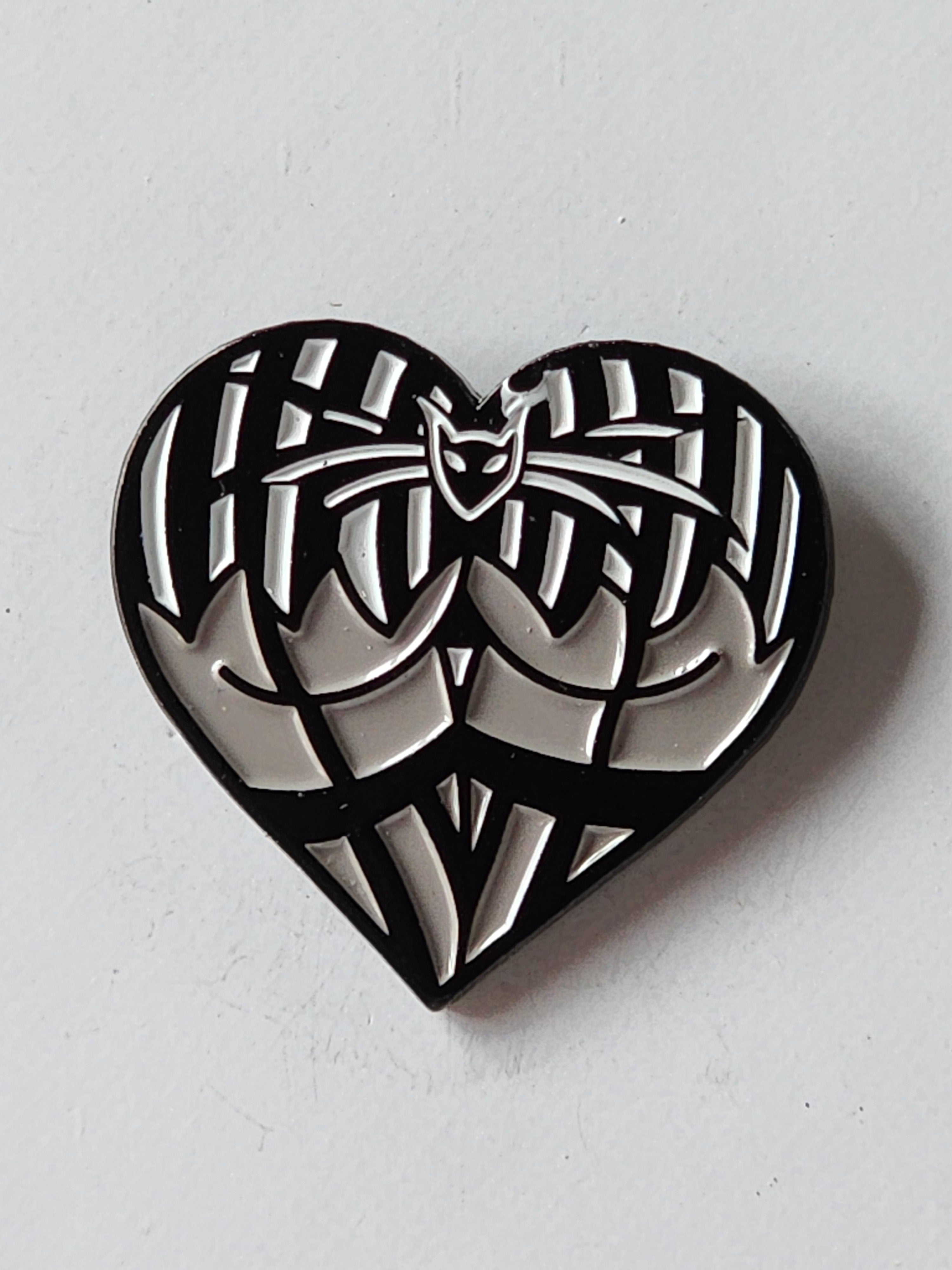 Heart Bottom Enamel Pins