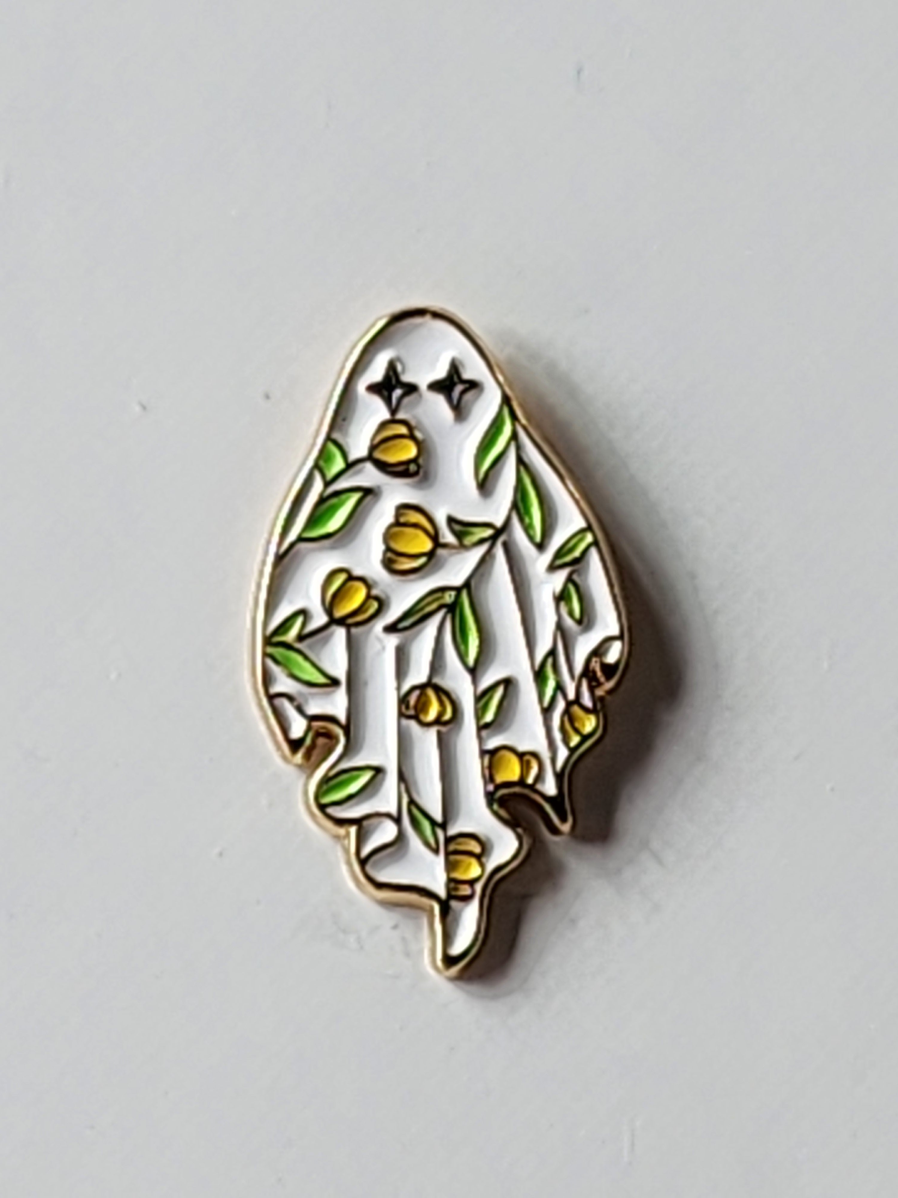 Ghost Enamel Pin