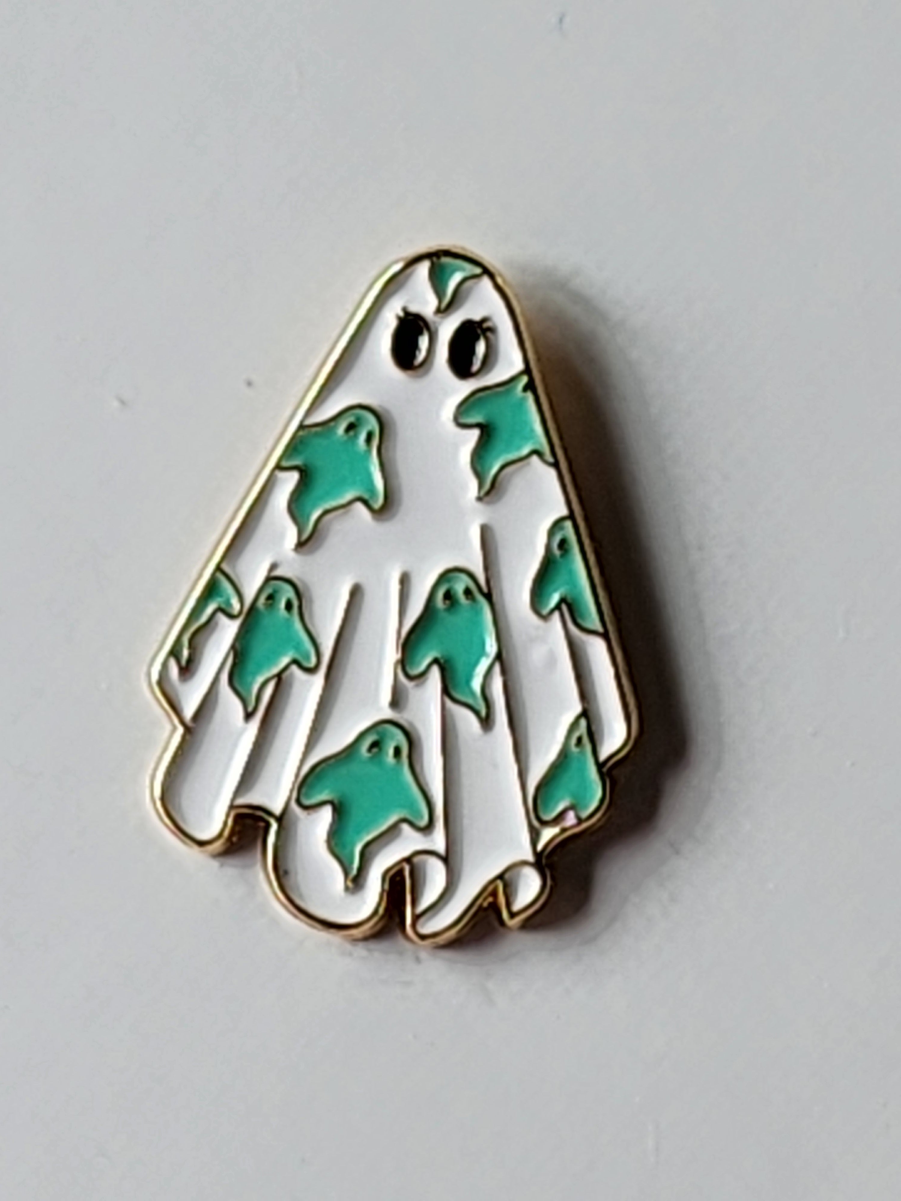 Ghost Enamel Pin