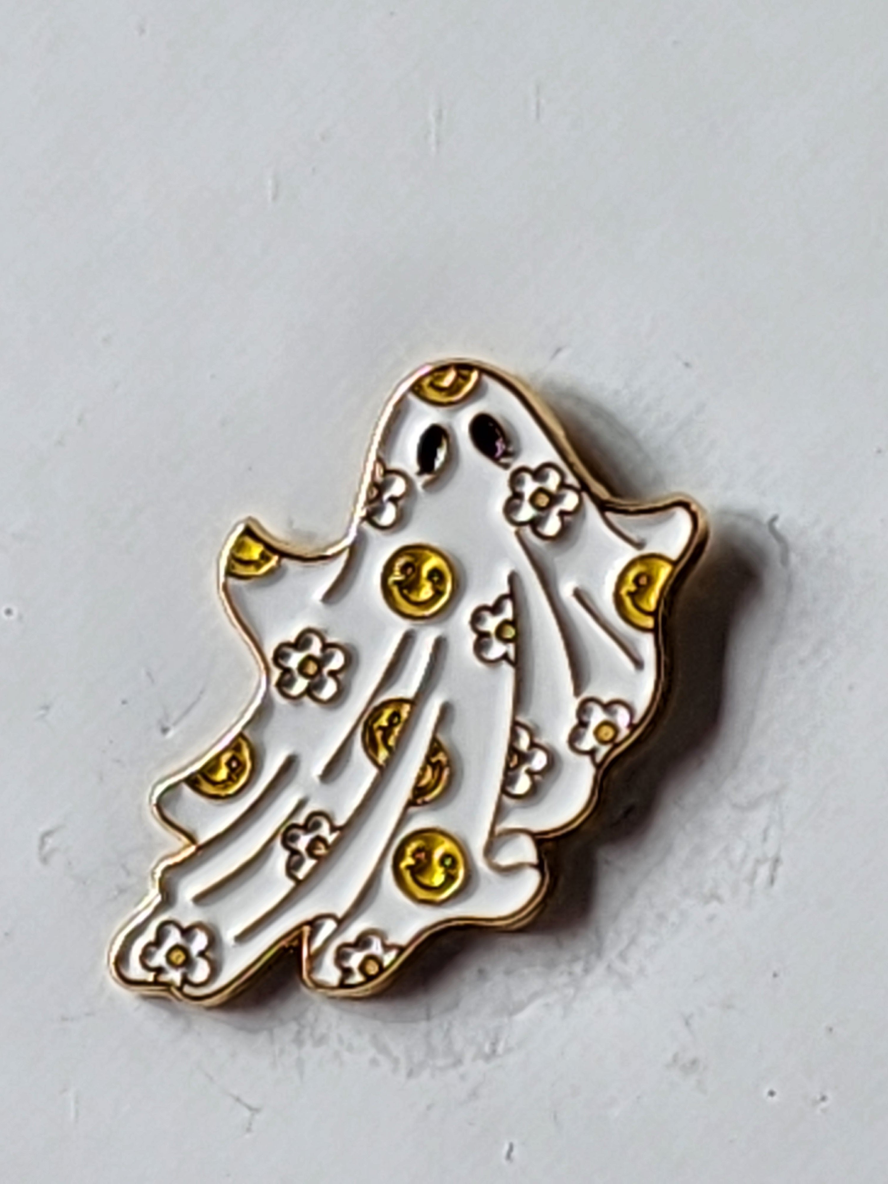 Ghost Enamel Pin