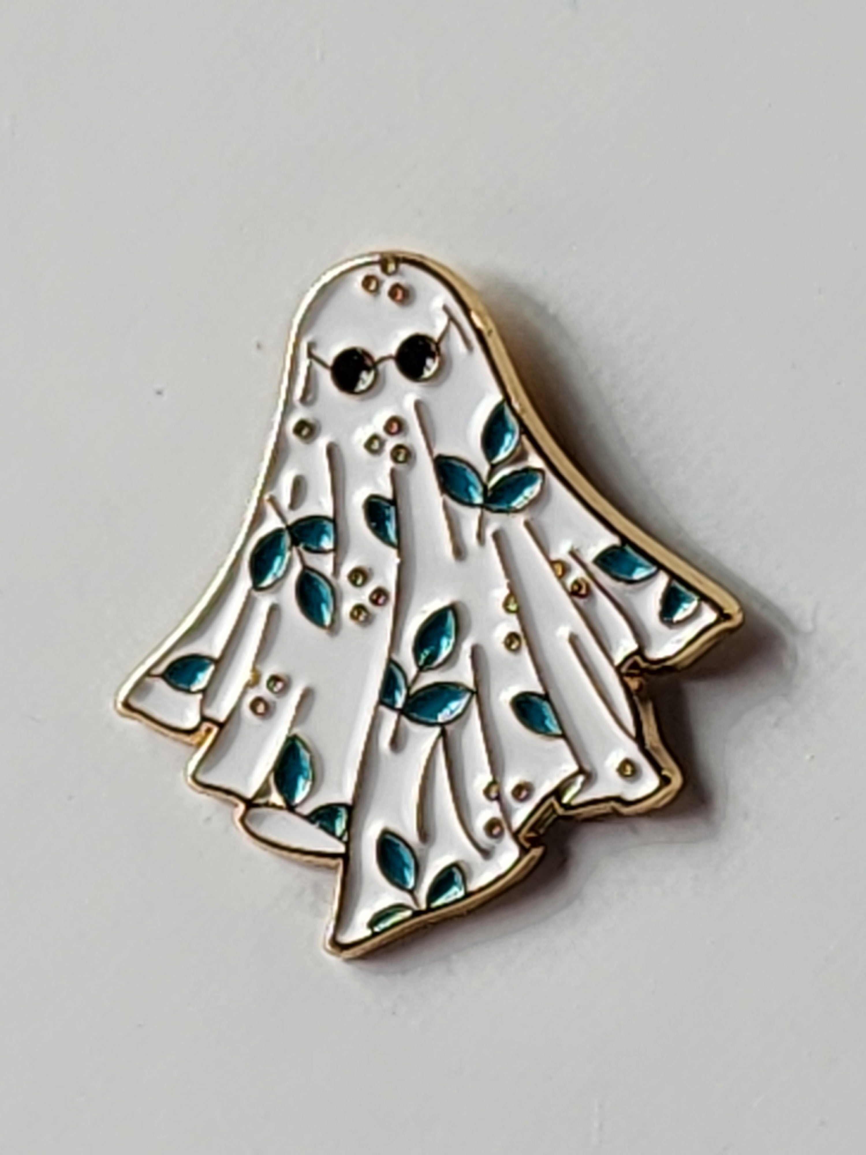 Ghost Enamel Pin