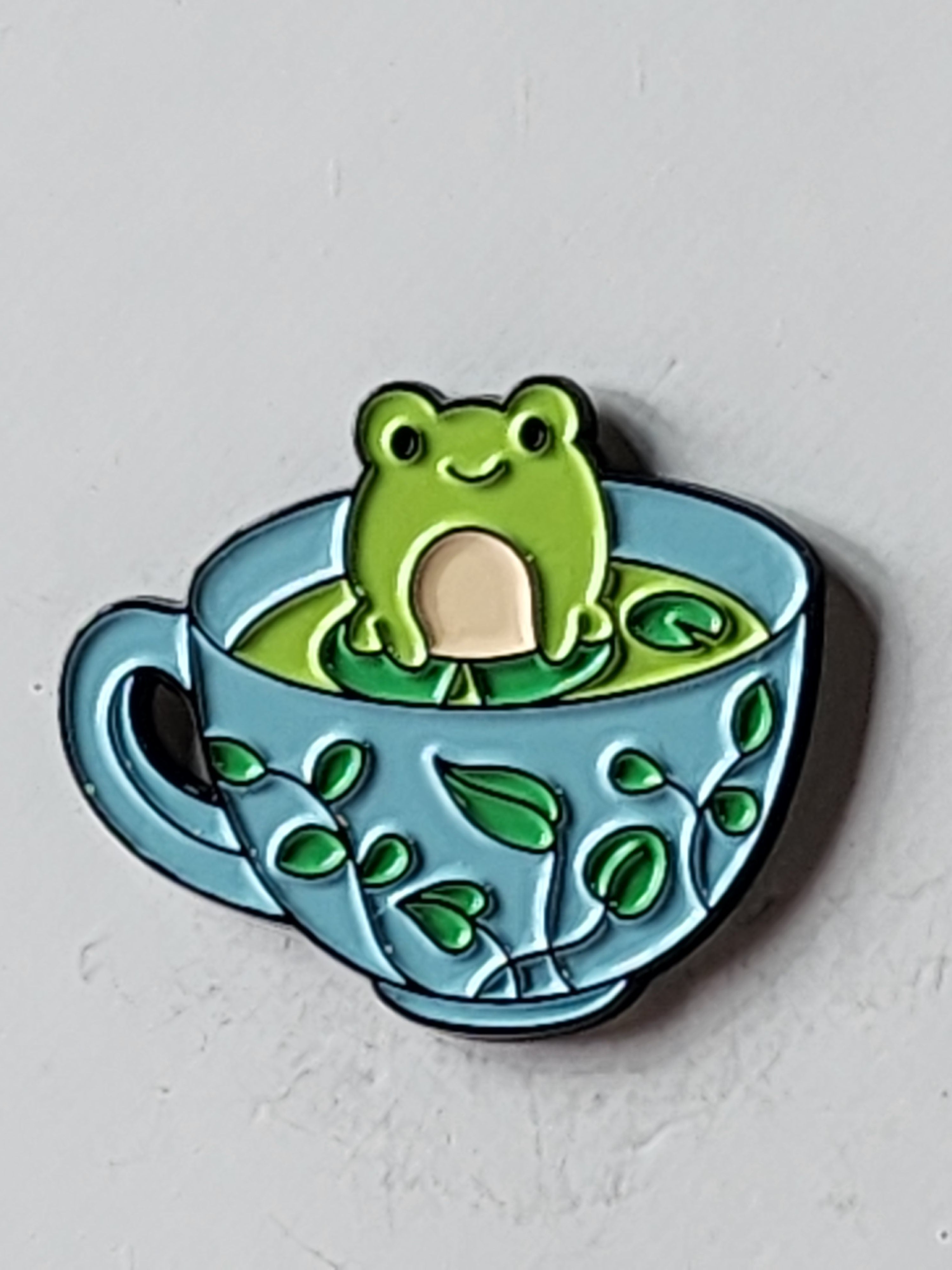 Animals in Mugs Enamel Pins