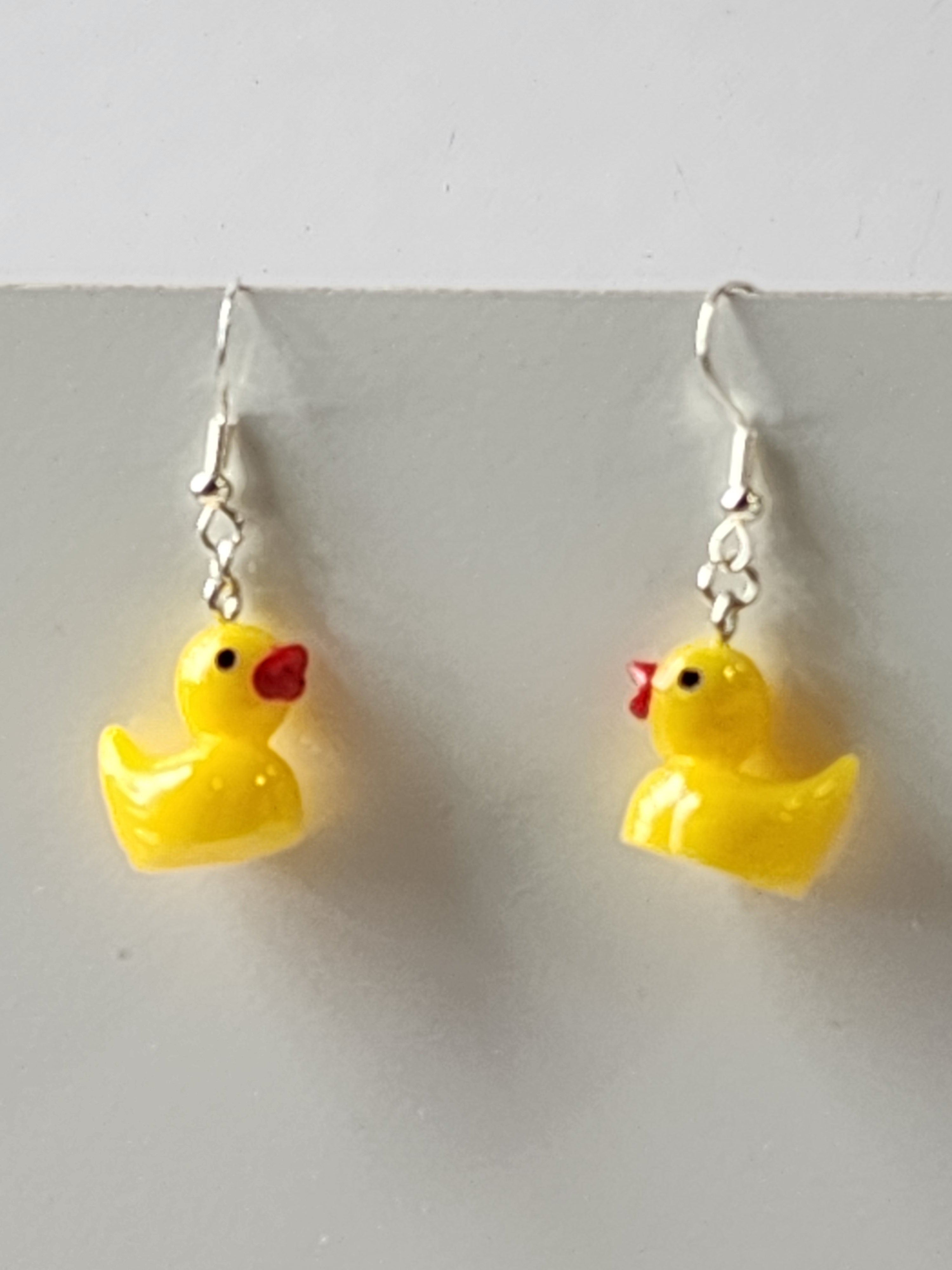Rubber Duck Earrings