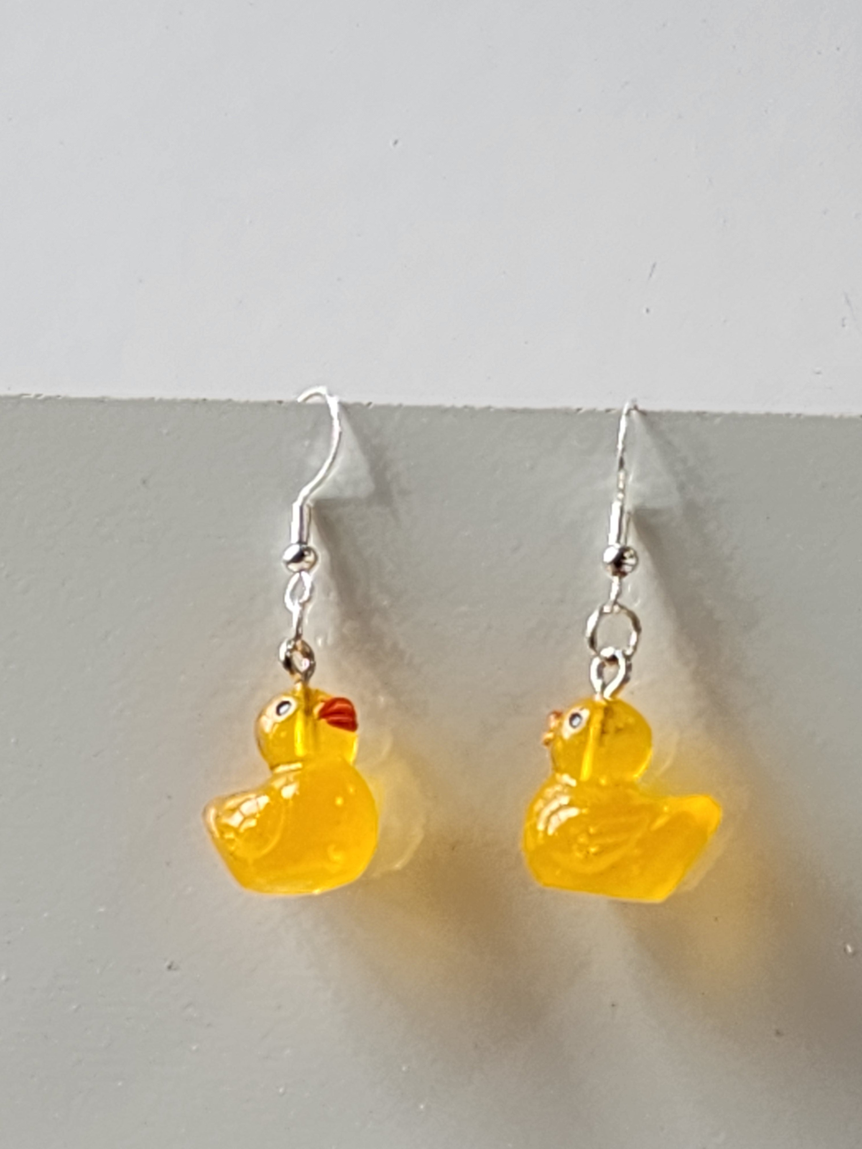 Rubber Duck Earrings