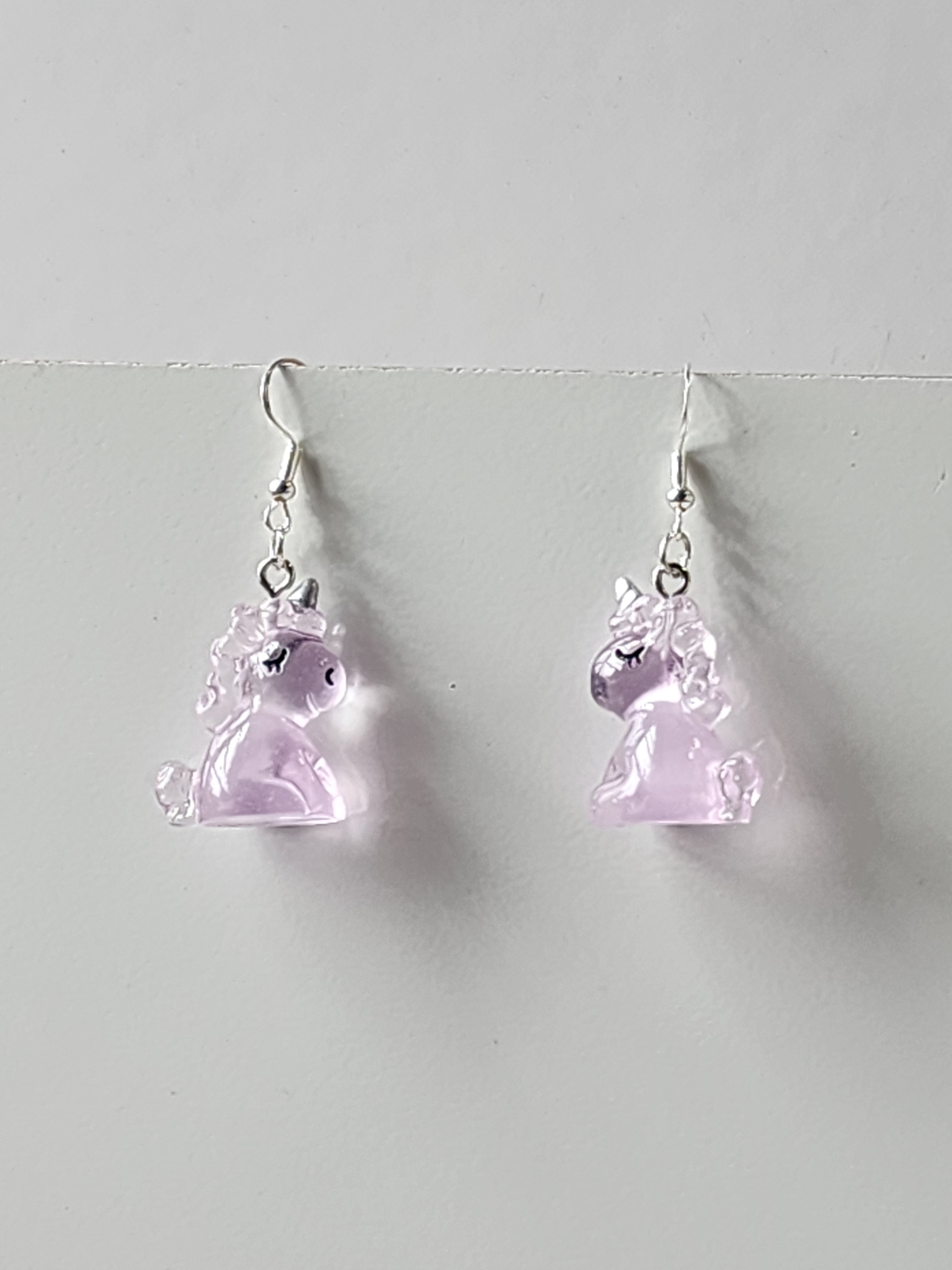 Acrylic Unicorn Earrings