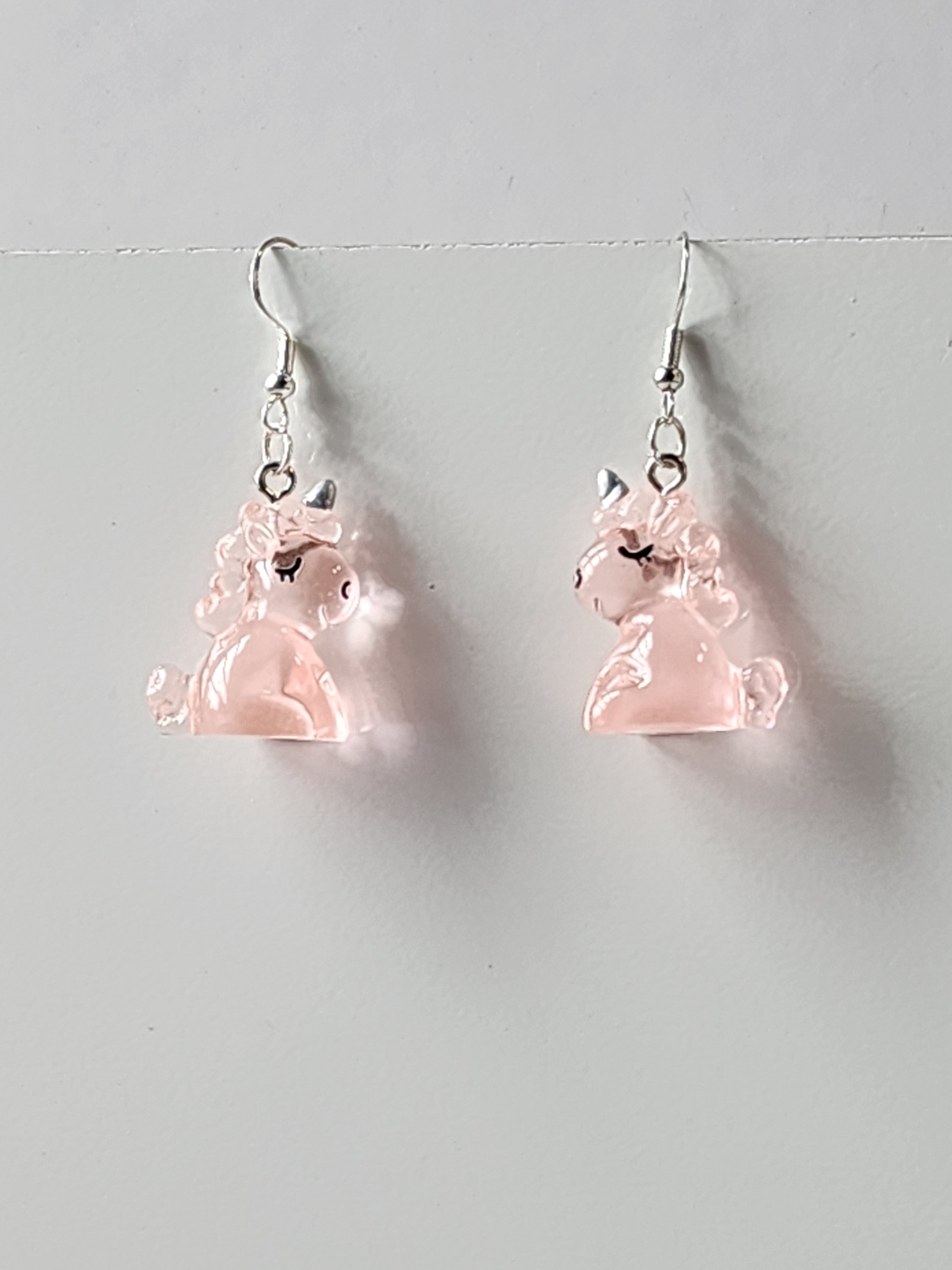 Acrylic Unicorn Earrings