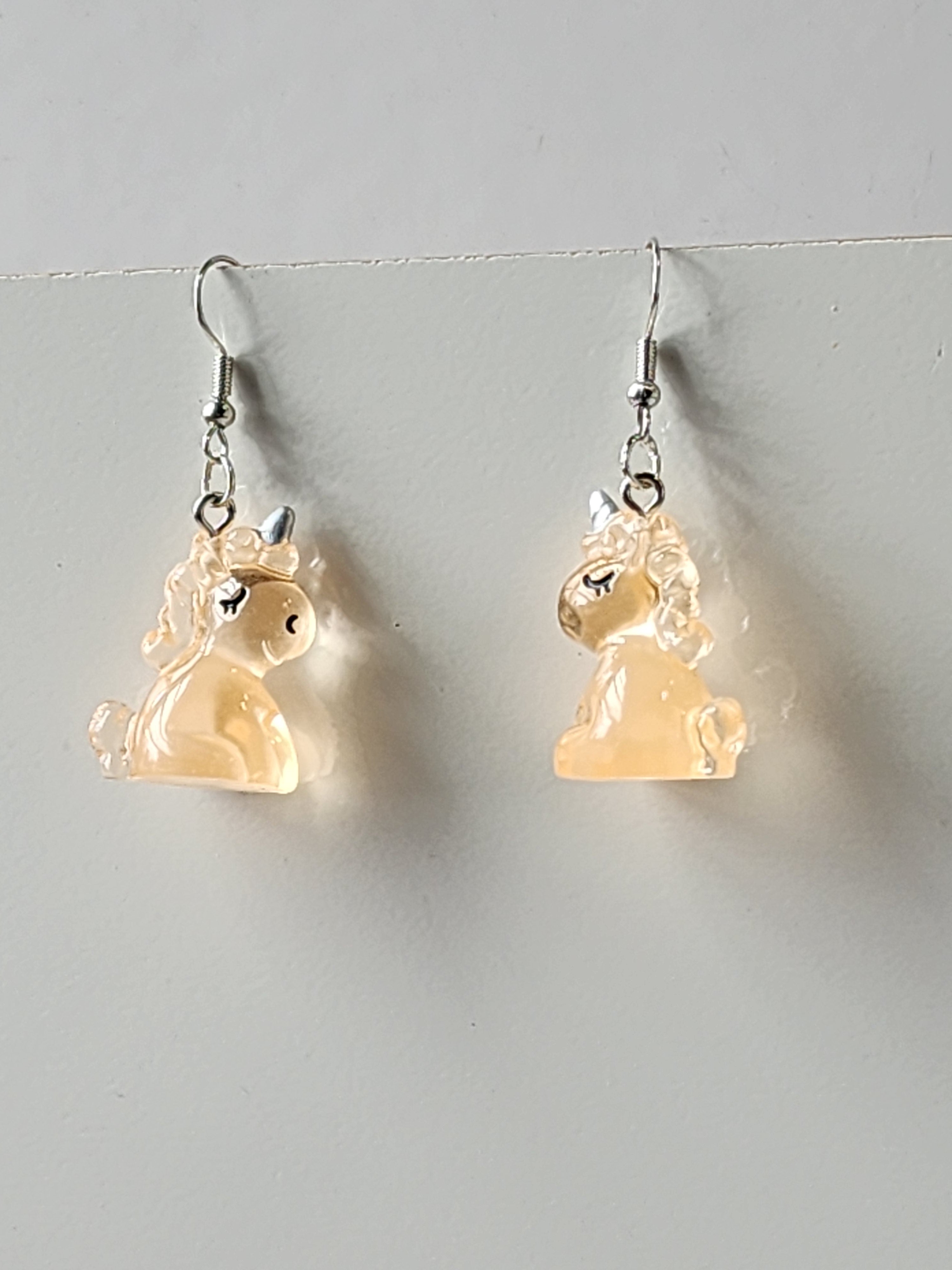 Acrylic Unicorn Earrings