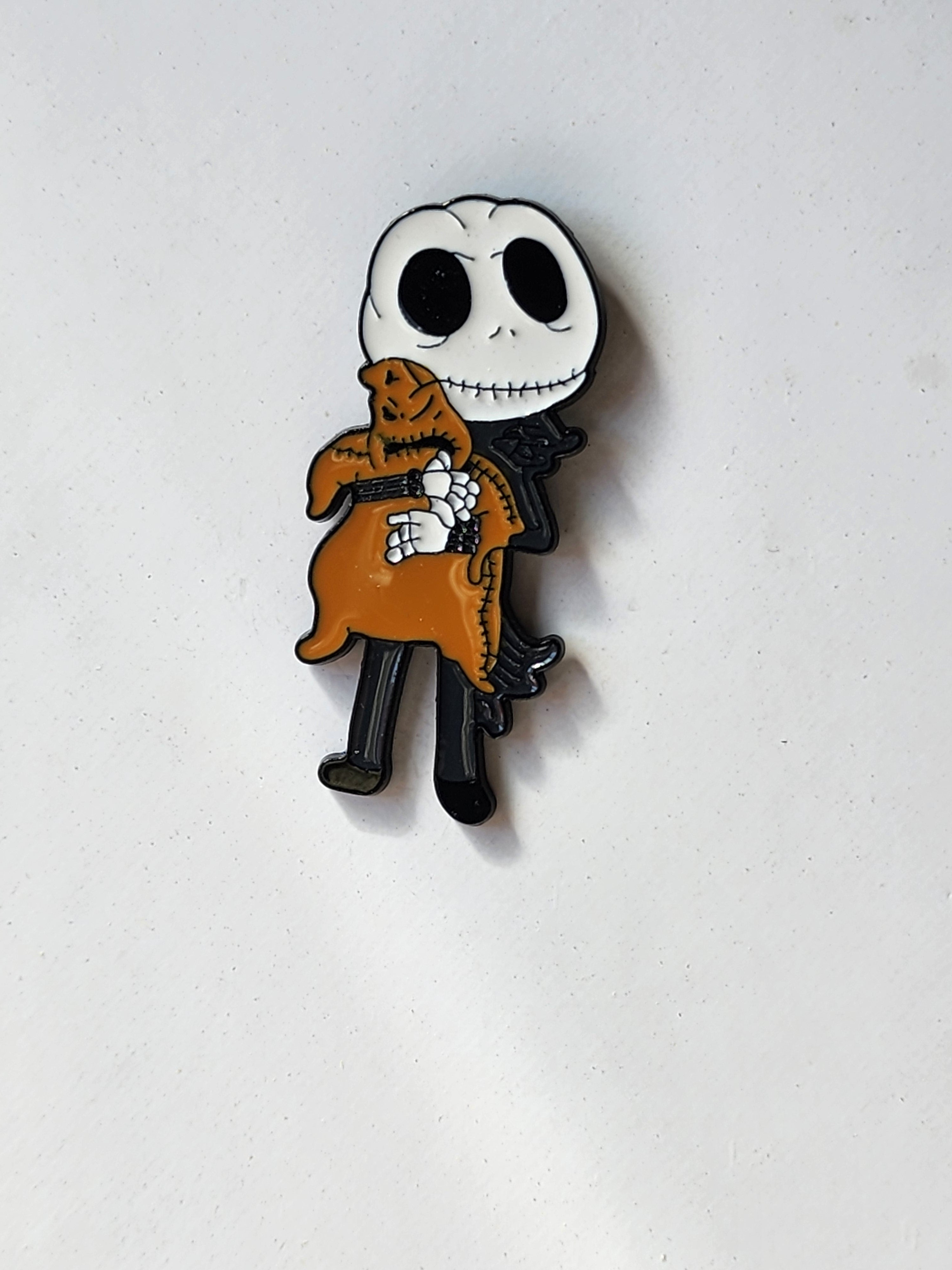 Jack with Oogie Boogie Enamel Pin