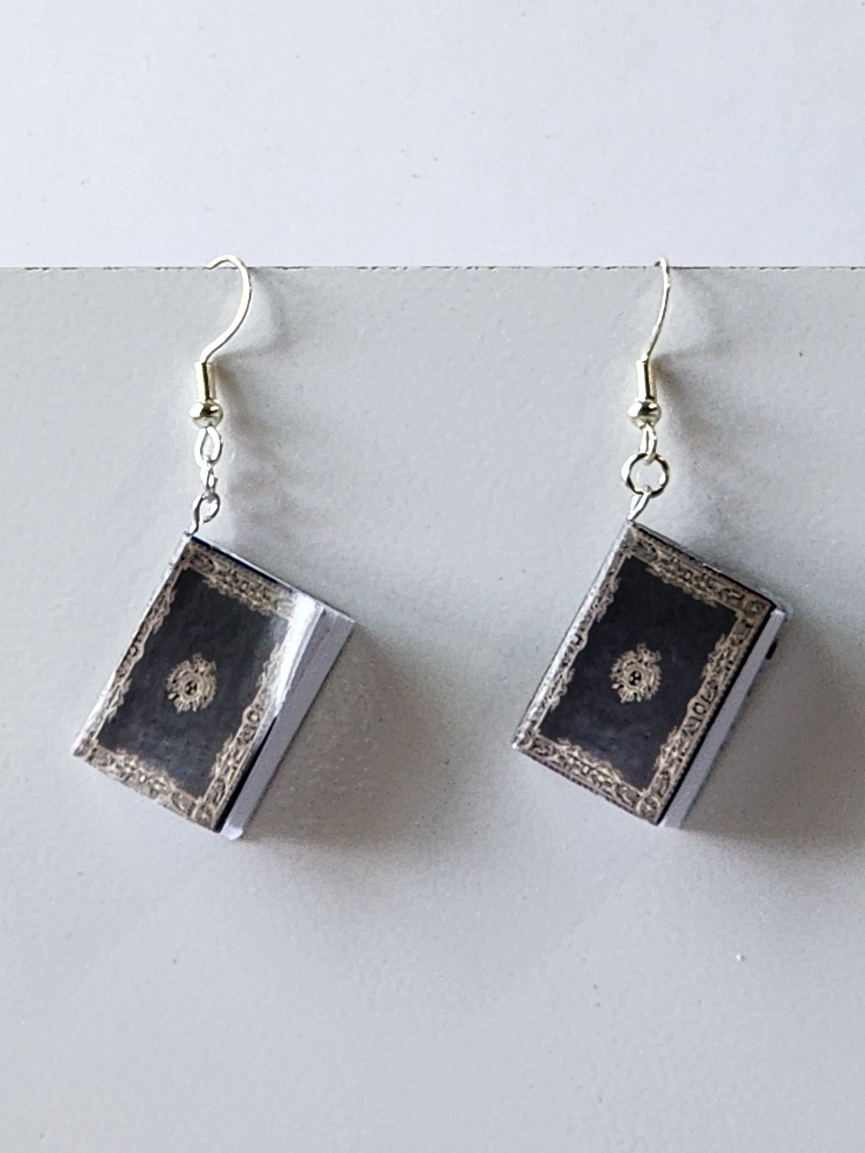 Book Earrings
